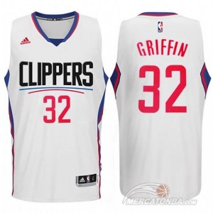 Maglie Shop Griffi Los Angeles Clippers Bianco