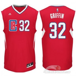 Maglie Shop Griffi Los Angeles Clippers Rosso