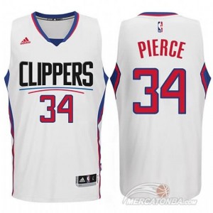 Maglie Basket Pierce Los Angeles Clippers Bianco