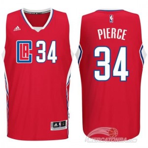 Maglie Basket Pierce Los Angeles Clippers Rosso