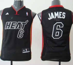 Maglie Bambini James Miami Heats Nero2