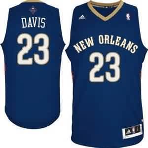 Canotte NBA Rivoluzione 30 Davis New Orleans Pelicans Blu