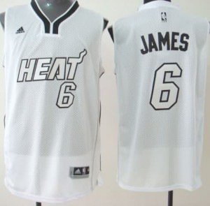 Maglie Basket James Miami Heats Bianco