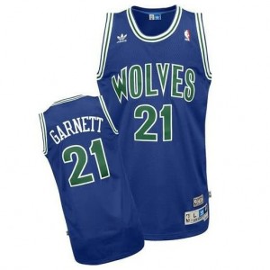 Maglie Basket retro Garnett Minnesota Timberwolves Blu
