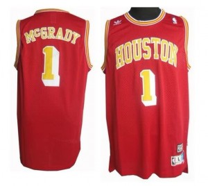 Maglie Basket retro McGrady Houston Rockets Rosso