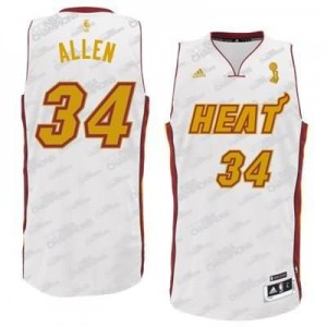 Canotte NBA Rivoluzione 30 Allen Miami Heats Bianco