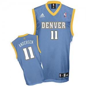 Maglie Shop Andersen Denver Nuggets Blu