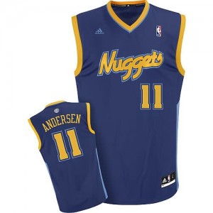 Maglie Shop Andersen Denver Nuggets Blu