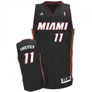 Canotte NBA Rivoluzione 30 Andersen Miami Heats Nero