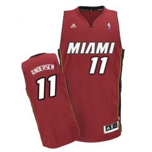 Canotte NBA Rivoluzione 30 Andersen Miami Heats Rosso