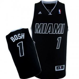 Canotte NBA Rivoluzione 30 Bosh Miami Heats Nero