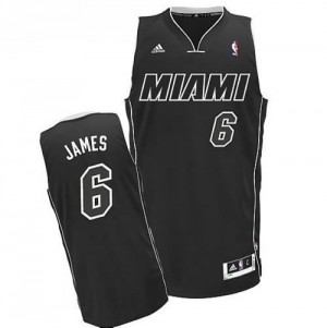 Canotte NBA Rivoluzione 30 James Miami Heats Nero