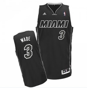 Canotte NBA Rivoluzione 30 Wade Miami Heats Nero