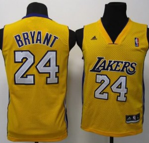 Maglie Bambini Bryant Los Angeles Lakers Giallo