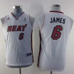 Maglie Bambini James Miami Heats Bianco