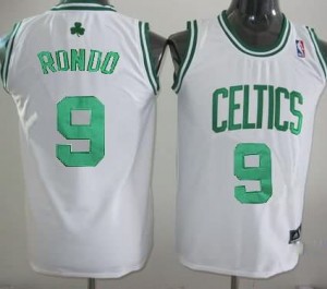 Maglie NBA Bambini Rondo Boston Celtics Bianco