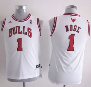 Maglie NBA Bambini Rose Chicago Bulls Bianco