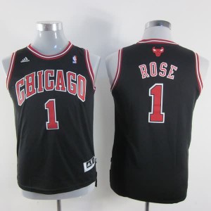 Maglie NBA Bambini Rose Chicago Bulls Nero