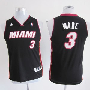 Maglie NBA Bambini Wade Miami Heats Nero