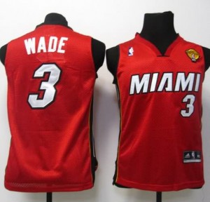 Maglie NBA Bambini Wade Miami Heats Rosso