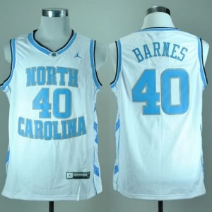 Canotte Basket NCAA Barnes North Carolina Bianco