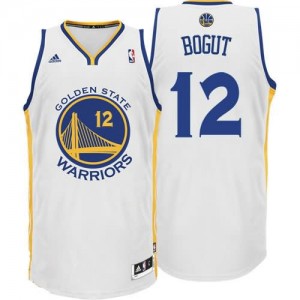 Canotte NBA Rivoluzione 30 Bogut Golden State Warriors Bianco