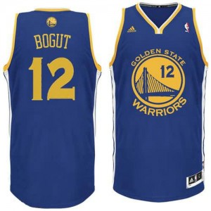 Canotte NBA Rivoluzione 30 Bogut Golden State Warriors Blu