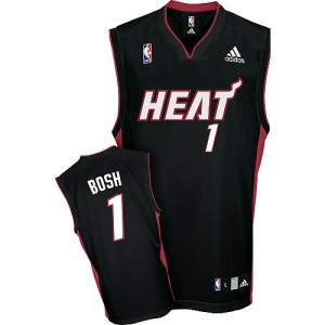 Canotte NBA Rivoluzione 30 Bosh Miami Heats Nero