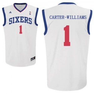 Maglie Shop Carter Williams Philadelphia 76ers Bianco