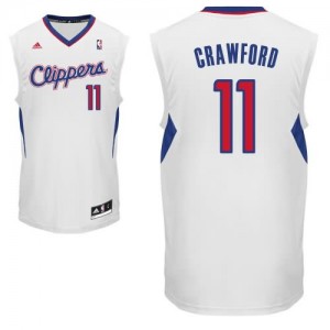 Canotte NBA Rivoluzione 30 Crawford Los Angeles Clippers Bianco