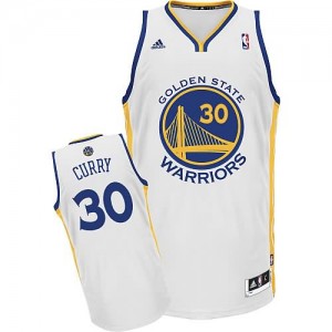 Canotte NBA Rivoluzione 30 Curry Golden State Warriors Bianco