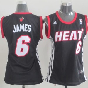 Maglie NBA Donna James Miami Heats Nero