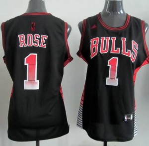 Maglie NBA Donna Rose Chicago Bulls Nero2