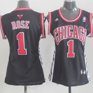 Maglie NBA Donna Rose Chicago Bulls Nero