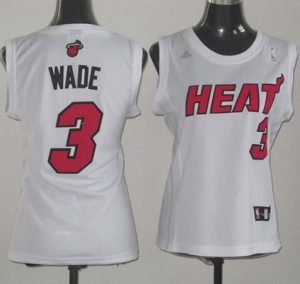 Italia Maglie Donna Wade Miami Heats Bianco