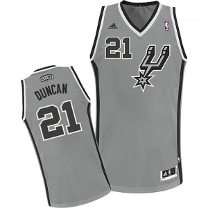 Canotte NBA Rivoluzione 30 Duncan San Antonio Spurs Grigio