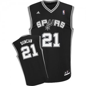 Canotte NBA Rivoluzione 30 Duncan San Antonio Spurs Nero