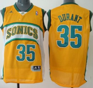 Maglie Shop Durant Seattle Sonics Giallo