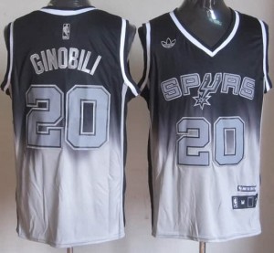 Canotte Basket Fadeaway Moda Ginobili Nero Bianco