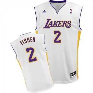 Maglie Basket Fisher Los Angeles Lakers Bianco