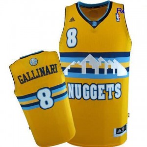 Canotte NBA Rivoluzione 30 Gallinari Denver Nuggets Giallo