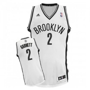 Canotte NBA Rivoluzione 30 Garnett Brooklyn Nets Bianco