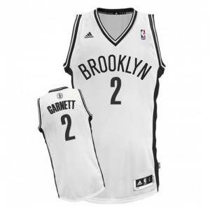 Canotte NBA Rivoluzione 30 Garnett Brooklyn Nets Bianco