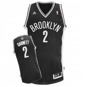 Canotte NBA Rivoluzione 30 Garnett Brooklyn Nets Nero