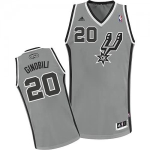 Canotte NBA Rivoluzione 30 Ginobili San Antonio Spurs Grigio