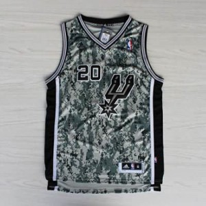 Canotte NBA Rivoluzione 30 Ginobili San Antonio Spurs Camouflage