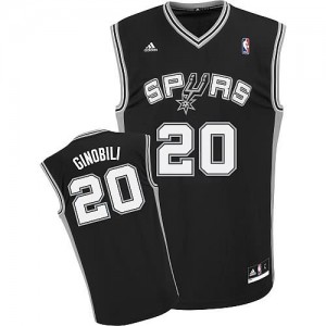 Canotte NBA Rivoluzione 30 Ginobili San Antonio Spurs Nero