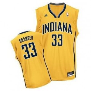 Canotte NBA Rivoluzione 30 Granger Indiana Pacers Giallo