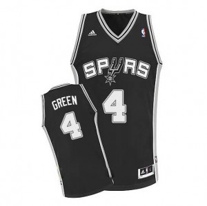 Canotte NBA Rivoluzione 30 Green San Antonio Spurs Nero