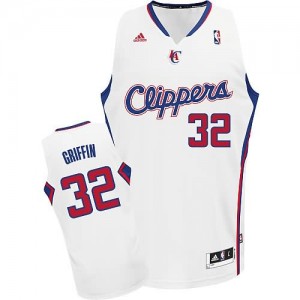 Canotte NBA Rivoluzione 30 Griffi Los Angeles Clippers Bianco